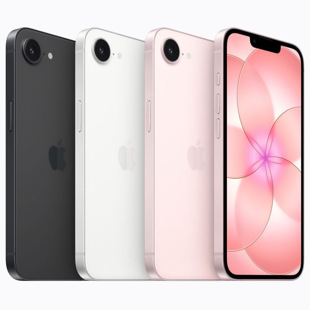 Apple iPhone 17e Smartphone 256GB eSIM, A19 Chip, 6.1-Inch Super Retina Display, Face ID, Ceramic Shield | Soft Pink - MHRQ4AH/A