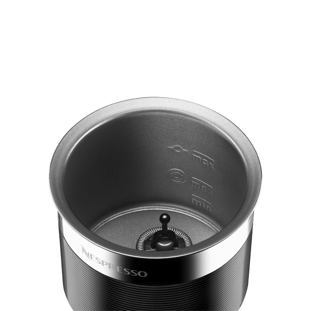 Nespresso Aeroccino XL Milk Frother, Hot & Cold Foam Maker, Dishwasher Safe, Large Capacity Design | Black - GNN134ACC00582