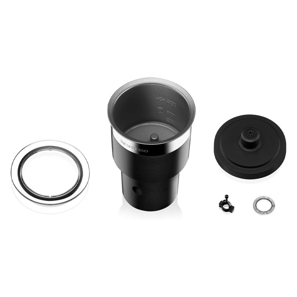 Nespresso Aeroccino XL Milk Frother, Hot & Cold Foam Maker, Dishwasher Safe, Large Capacity Design | Black - GNN134ACC00582