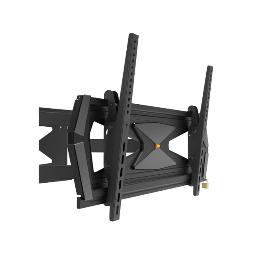 Hama Fullmotion Professional TV Wall Bracket 80" 600x400 VESA, Swivel & Tilt Adjustment, Heavy Duty Steel Mount | Black - 118075