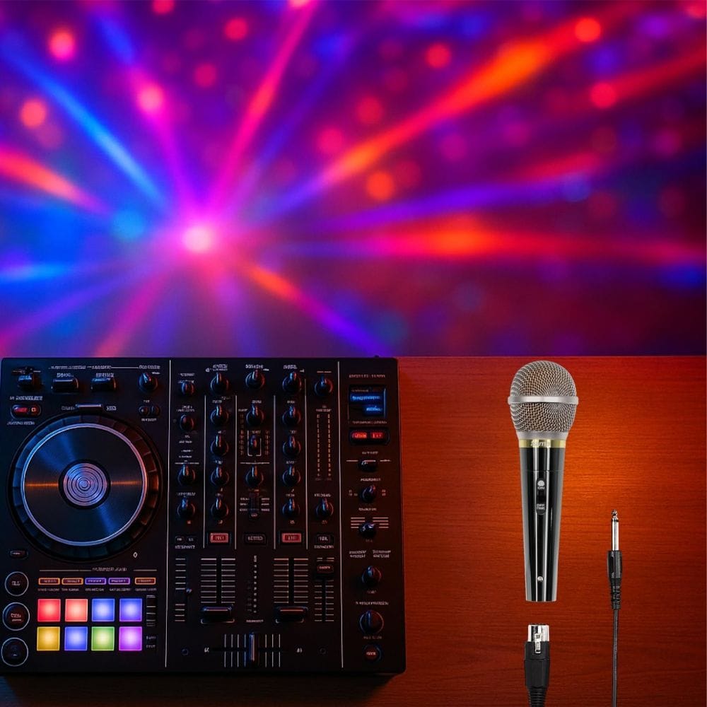Hama DM 60 Dynamic Microphone Wired Vocal Mic, Unidirectional Sound Pickup, Durable Handheld Design for Karaoke & PA Systems | Black - 46060