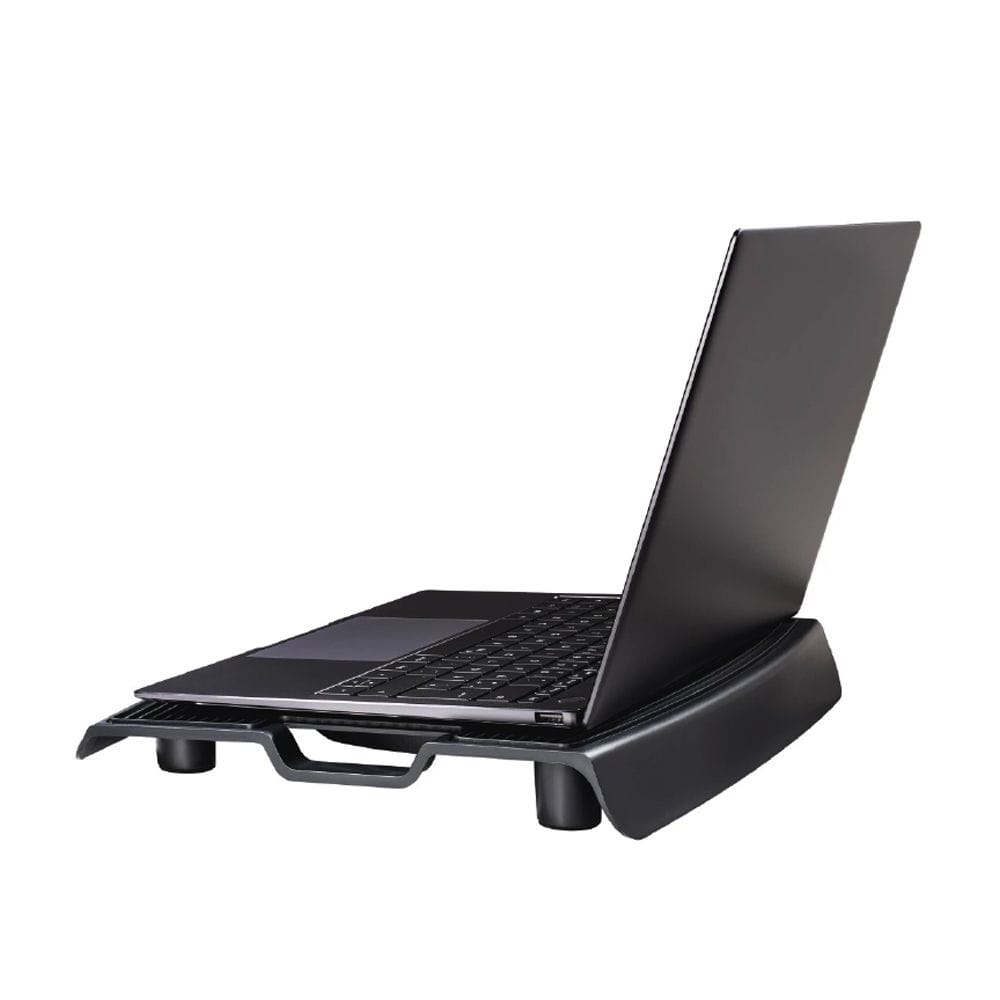 Hama Wave Notebook Cooler Ergonomic Laptop Cooling Pad, Quiet USB-Powered Fan, Adjustable Tilt Design | Black - 53049