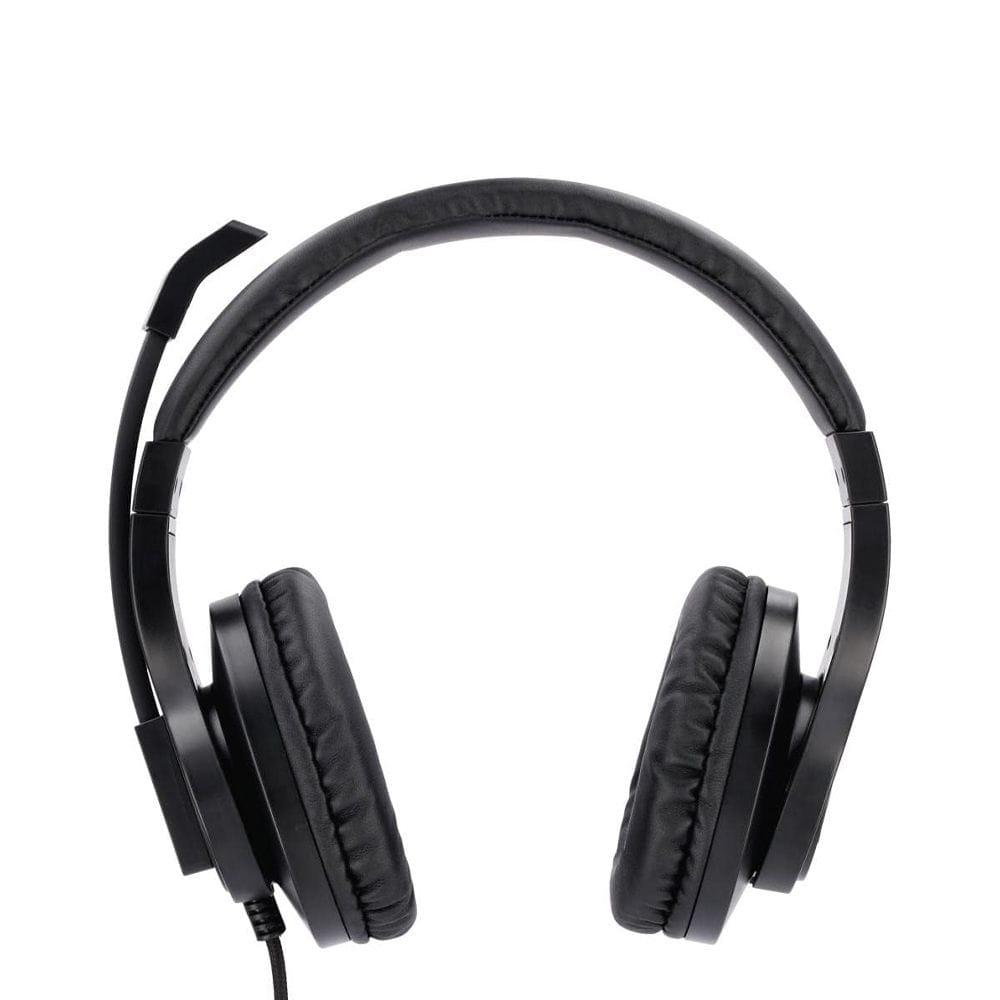 Hama HS-P350 PC Office Headset Stereo Sound, Noise-Reducing Microphone, USB Connection, Padded Ear Cushions | Black - 139926