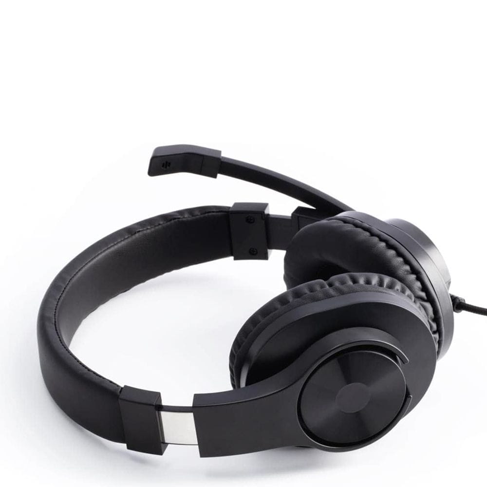 Hama HS-P350 PC Office Headset Stereo Sound, Noise-Reducing Microphone, USB Connection, Padded Ear Cushions | Black - 139926