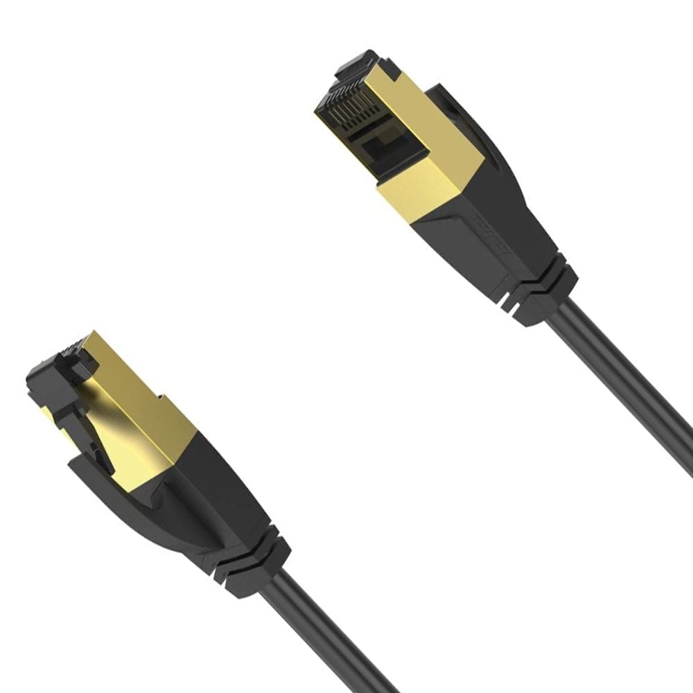 Hama CAT 8 Network Cable 5.0m 40Gbit/s S/FTP Shielded, Halogen-Free High-Speed Ethernet LAN Cable | Black - 200694