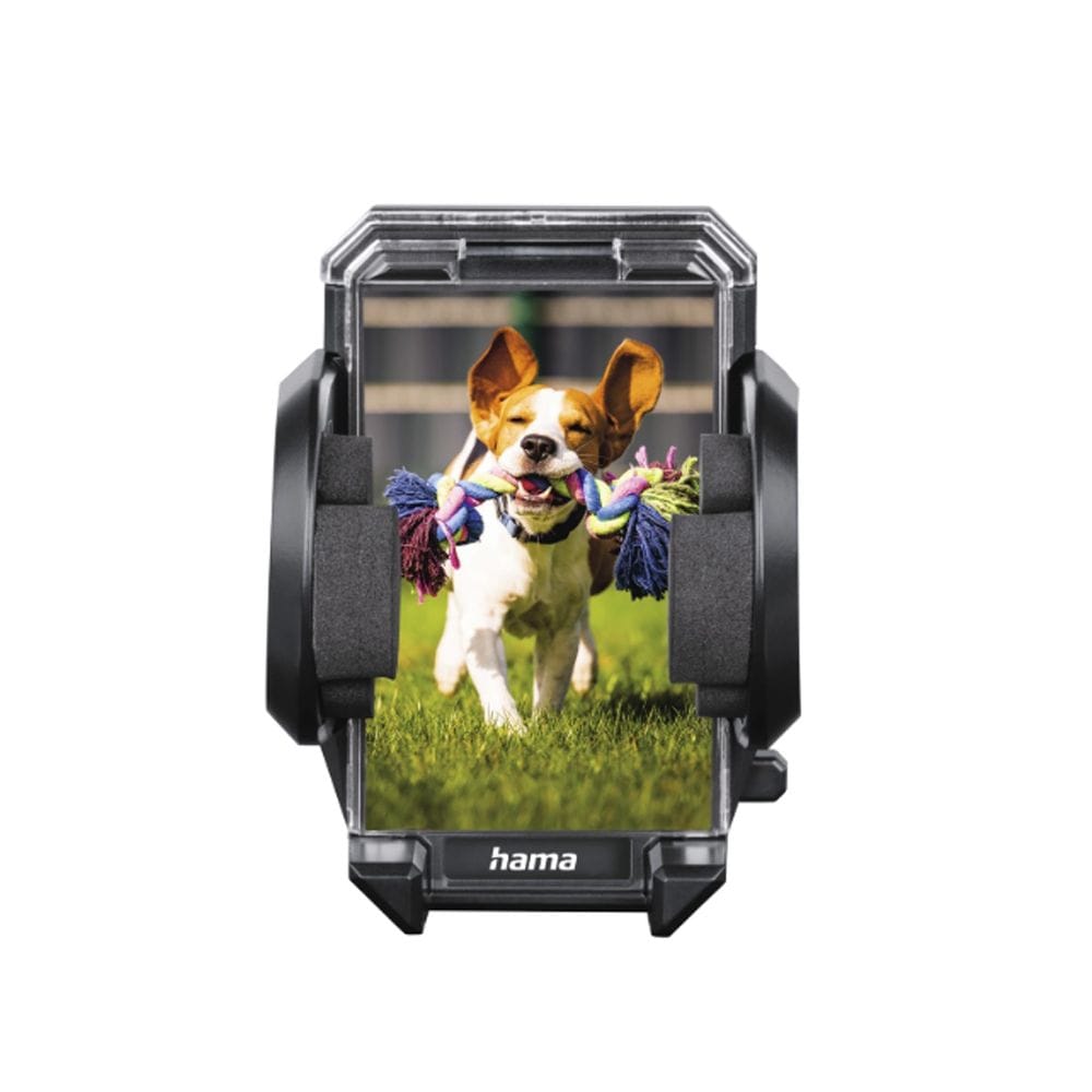 Hama Universal Smartphone Holder Set 4-11cm Device Width Support, Adjustable Clamp Mount, Secure Hands-Free Viewing | Black - 178291
