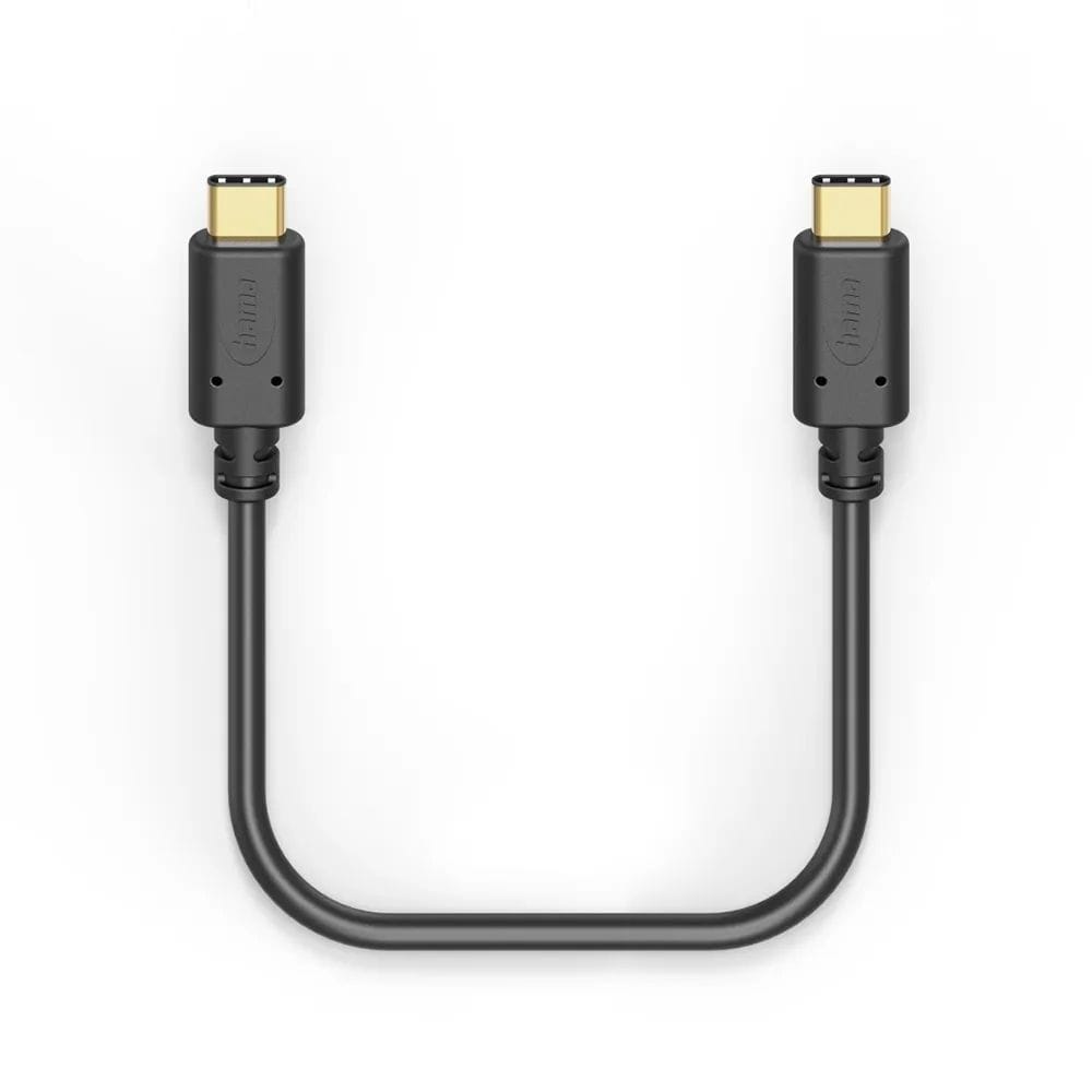 Hama Charging Cable USB-C to USB-C 1.5m Fast Charging & Data Transfer, Durable Flexible Design | Black - 201591