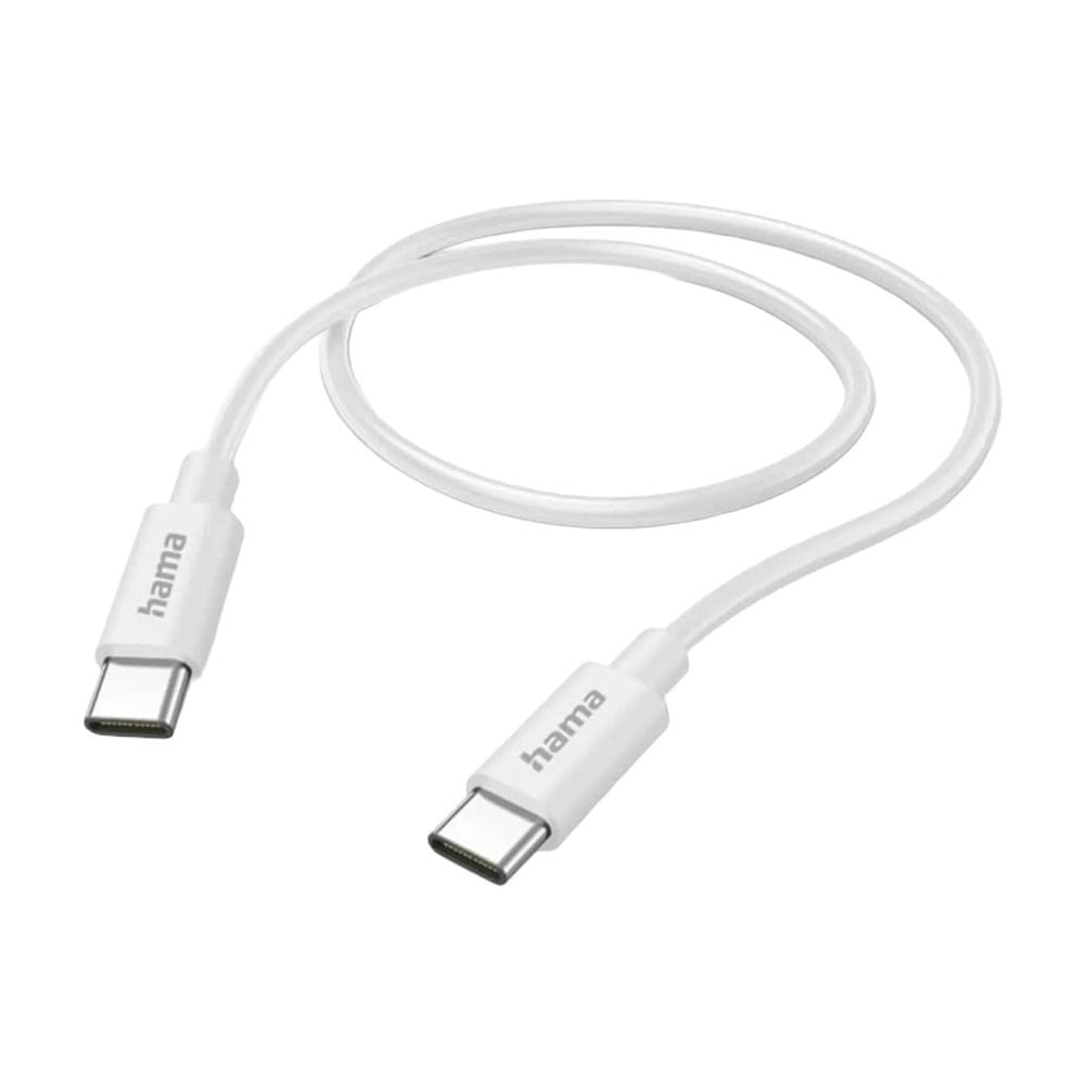 Hama Mini GaN Charger Kit UK 45W PD/QC Fast Charging, USB-C Cable Included, Compact GaN Technology | White - 73210294