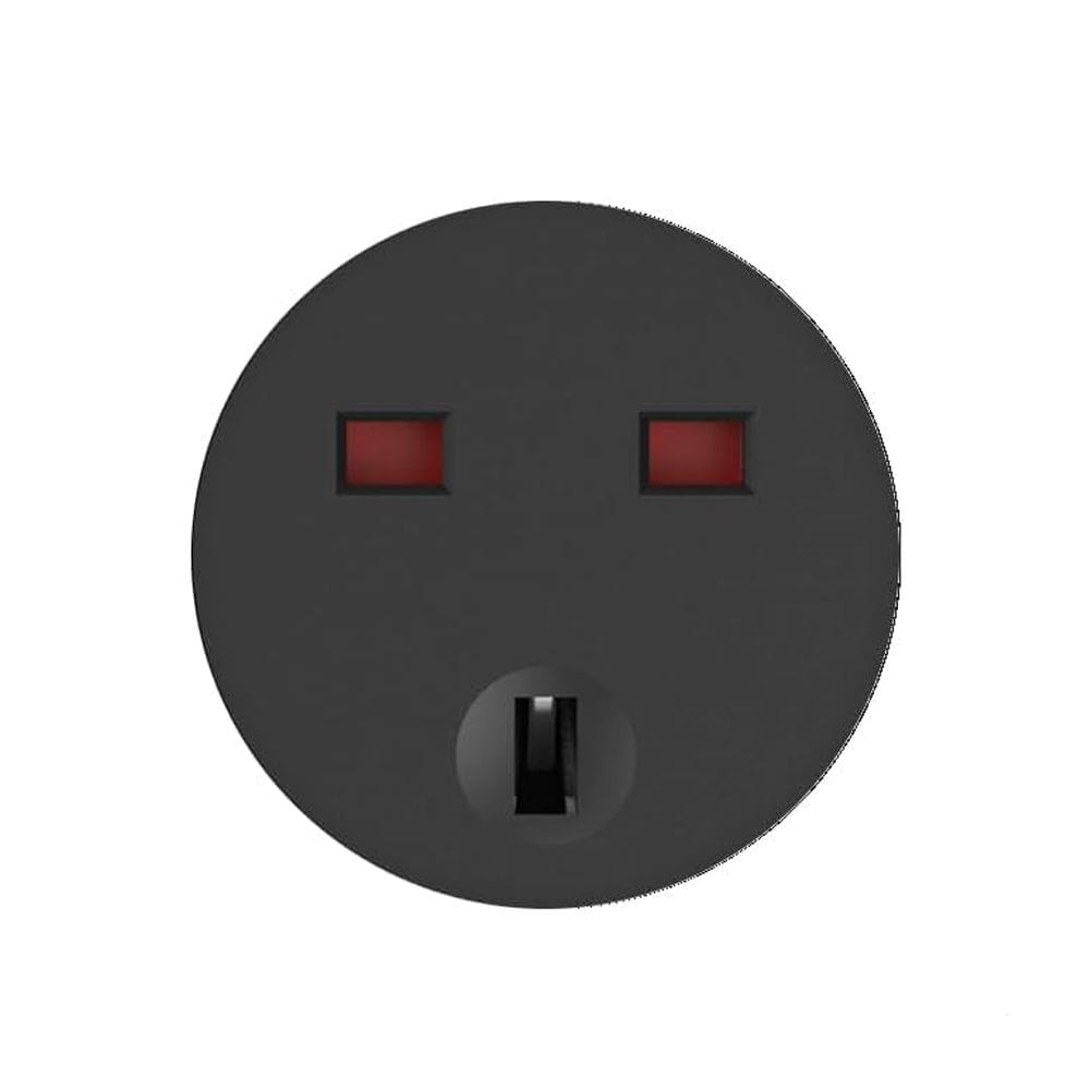 Hama Power Strip UK Plug 4-Way with 2x USB-A Ports, 1.5m Cable, Surge Protection | Black - D3223853