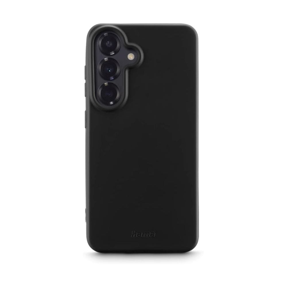 Hama Fantastic Feel Case for Samsung Galaxy S25 Soft-Touch Finish, Shock-Absorbent Protection | Black - 80563