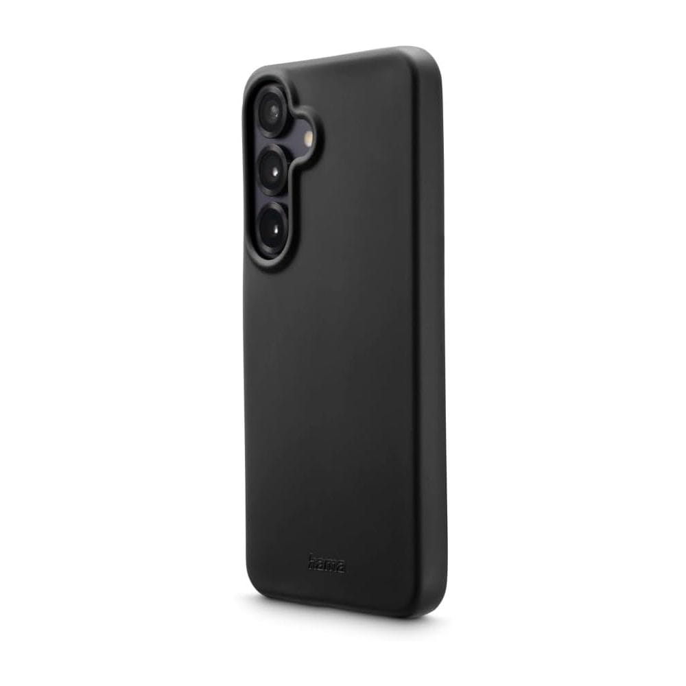 Hama Fantastic Feel Case for Samsung Galaxy S25 Soft-Touch Finish, Shock-Absorbent Protection | Black - 80563