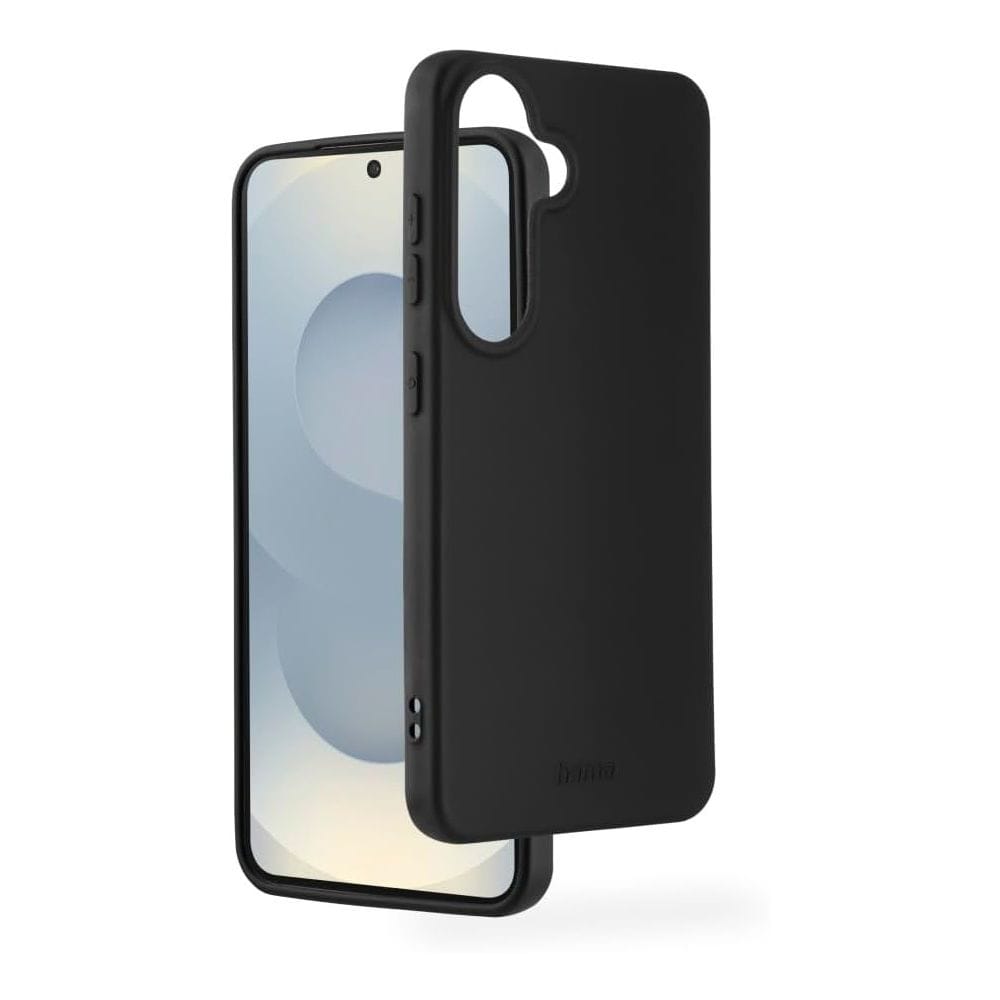Hama Fantastic Feel Case for Samsung Galaxy S25 Soft-Touch Finish, Shock-Absorbent Protection | Black - 80563