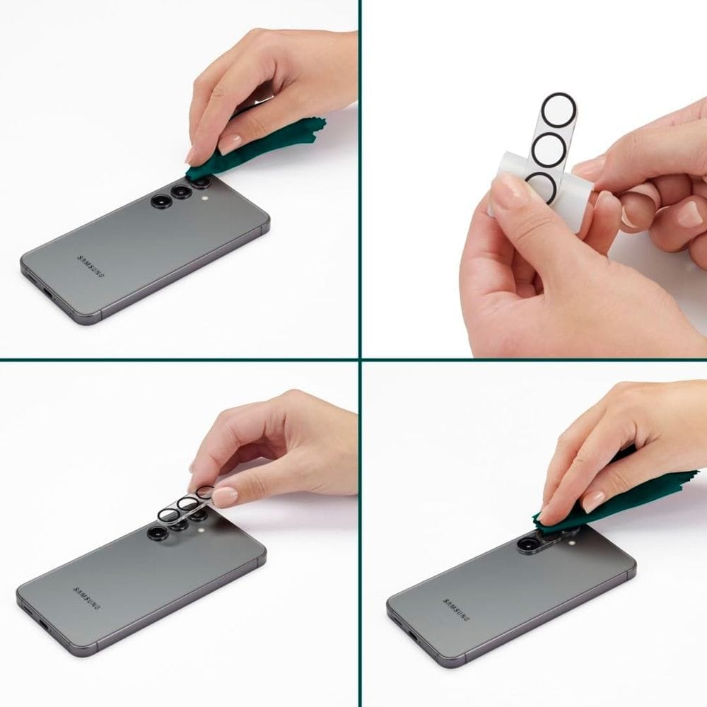 Hama Camera Protector for Samsung Galaxy S25 Shockproof & Scratch-Resistant Lens Protection | Transparent - 228518