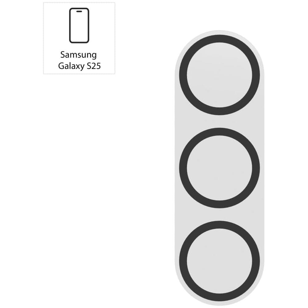 Hama Camera Protector for Samsung Galaxy S25 Shockproof Lens Protection, Scratch-Resistant Design | Transparent - 228521