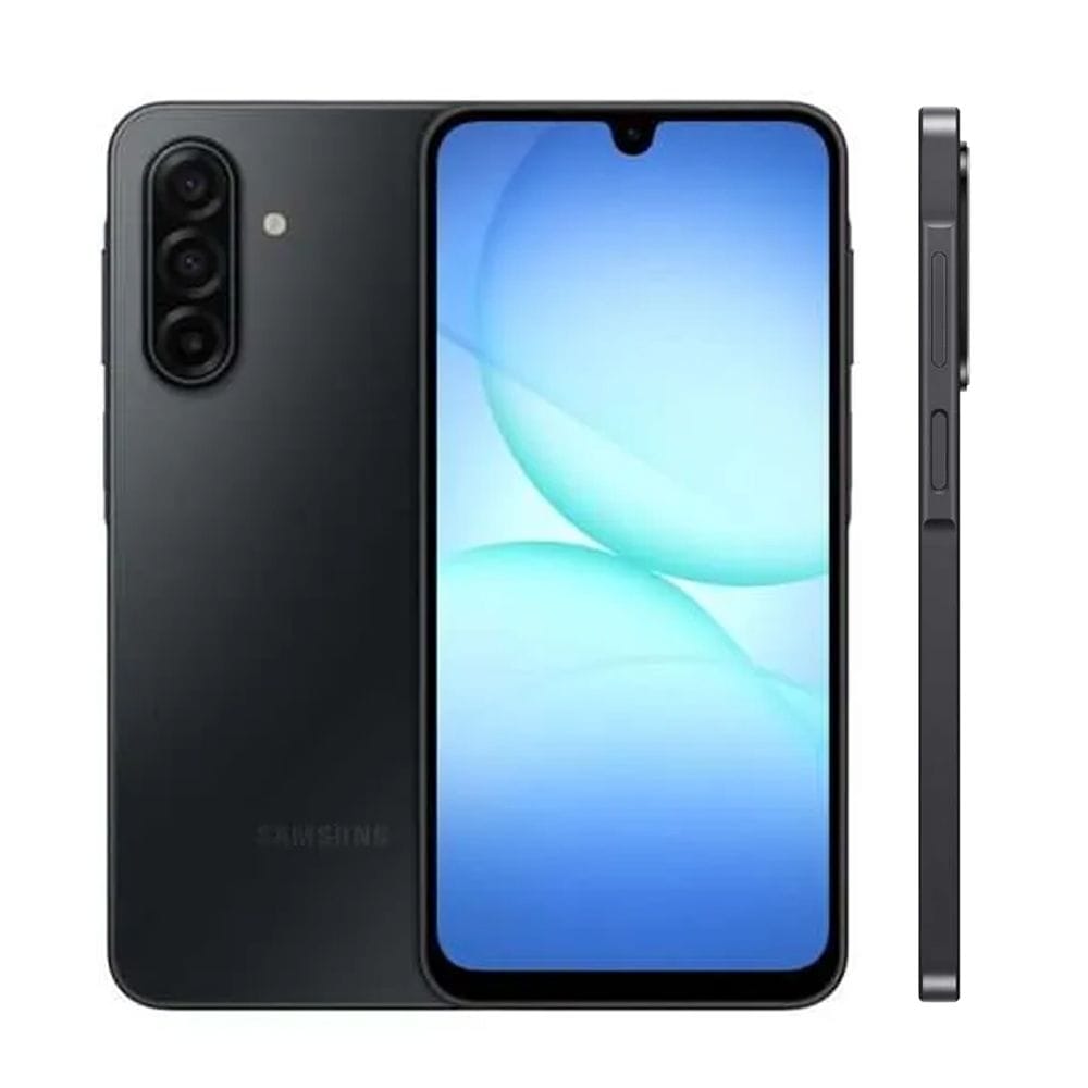 Samsung Galaxy A17 LTE Smartphone, 6GB RAM, 128GB Storage, 50MP Triple Camera, 5000mAh Battery, 6.7-Inch FHD+ Display & Side Fingerprint Sensor | Black