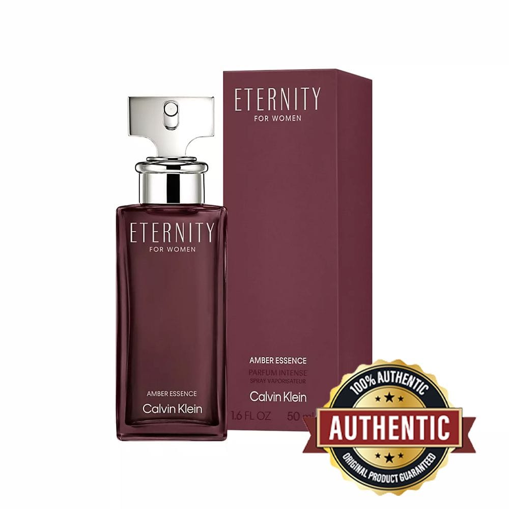 Calvin Klein Eternity Amber Essence Parfum Intense 100ML - Amber, Jasmine Sambac & Benzoin Warm Oriental Women's Fragrance | 3616305488640