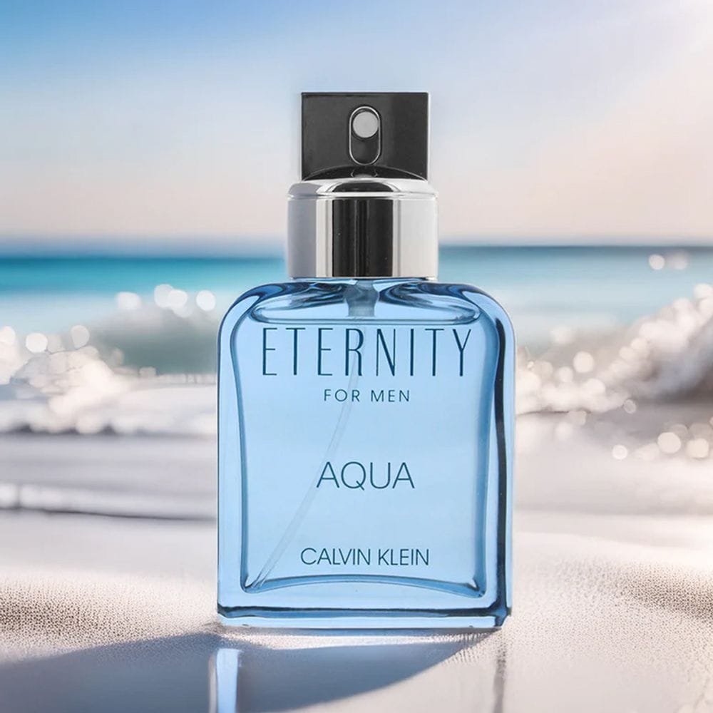 Calvin Klein Eternity Aqua Men Eau de Toilette 100ML – Cucumber, Citrus & Sandalwood Fresh Aquatic Woody Men’s Fragrance | 3607340125881