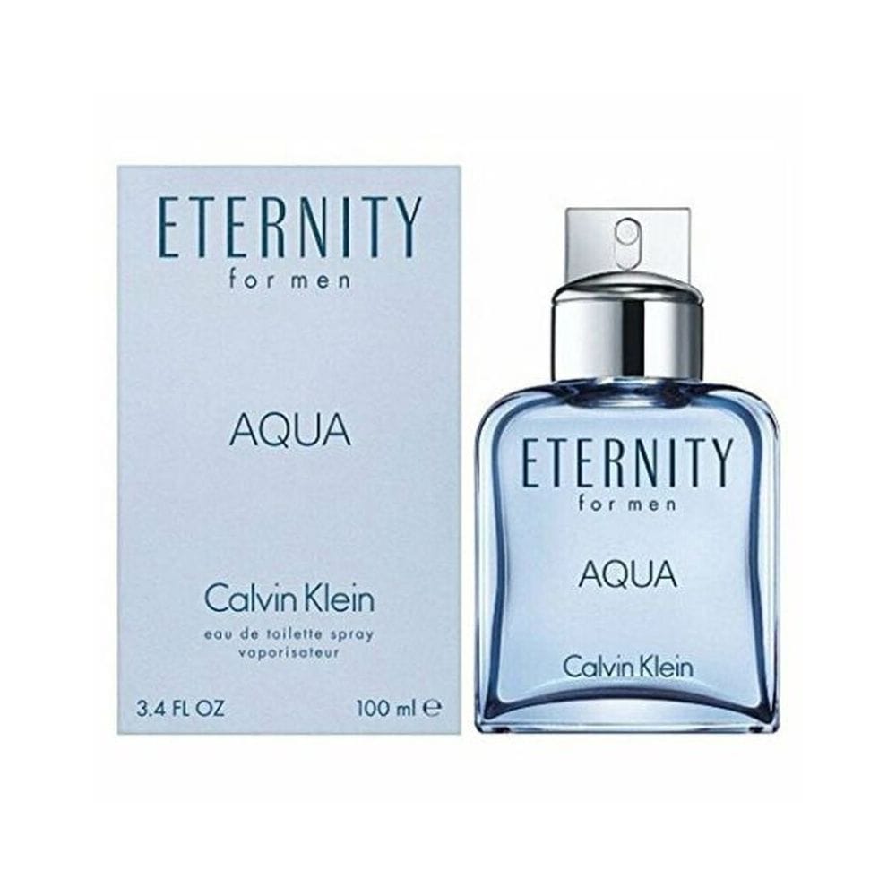 Calvin Klein Eternity Aqua Men Eau de Toilette 100ML – Cucumber, Citrus & Sandalwood Fresh Aquatic Woody Men’s Fragrance | 3607340125881