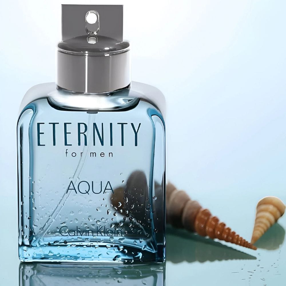 Calvin Klein Eternity Aqua Men Eau de Toilette 100ML – Cucumber, Citrus & Sandalwood Fresh Aquatic Woody Men’s Fragrance | 3607340125881