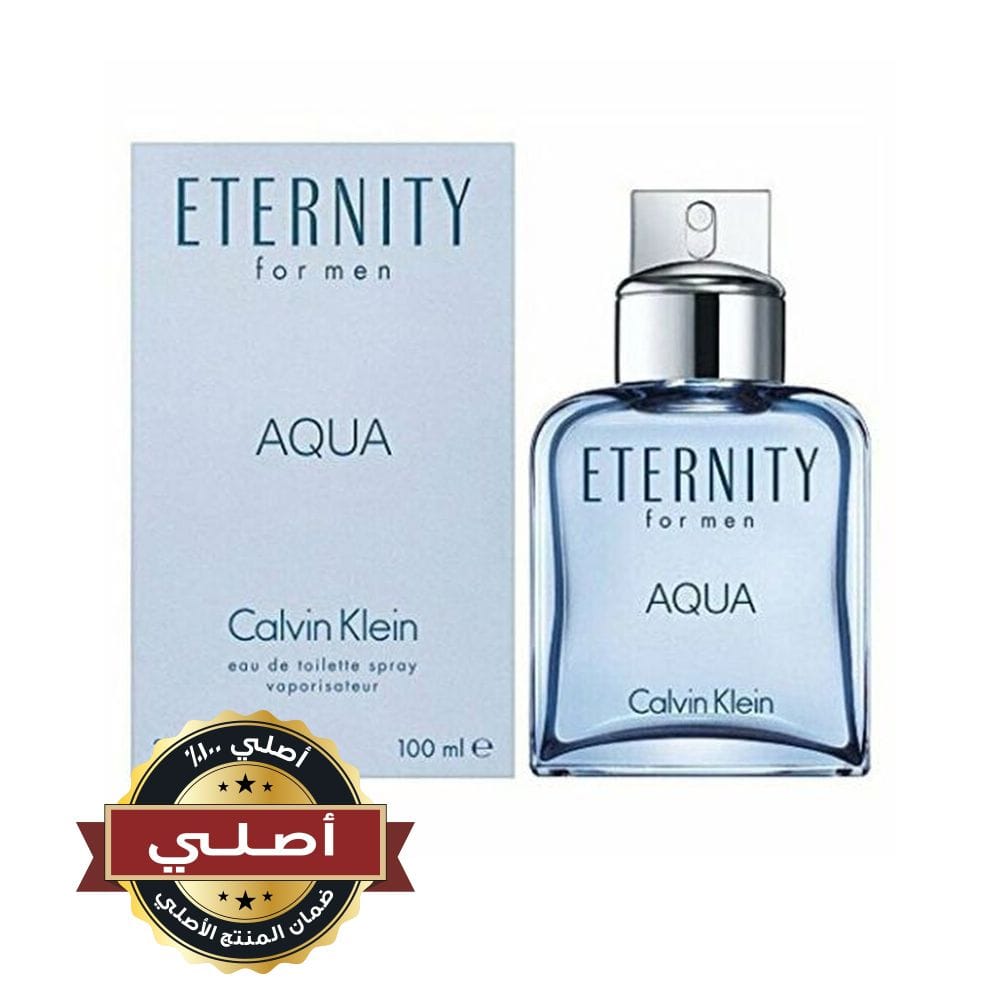 Calvin Klein Eternity Aqua Men Eau de Toilette 100ML – Cucumber, Citrus & Sandalwood Fresh Aquatic Woody Men’s Fragrance | 3607340125881