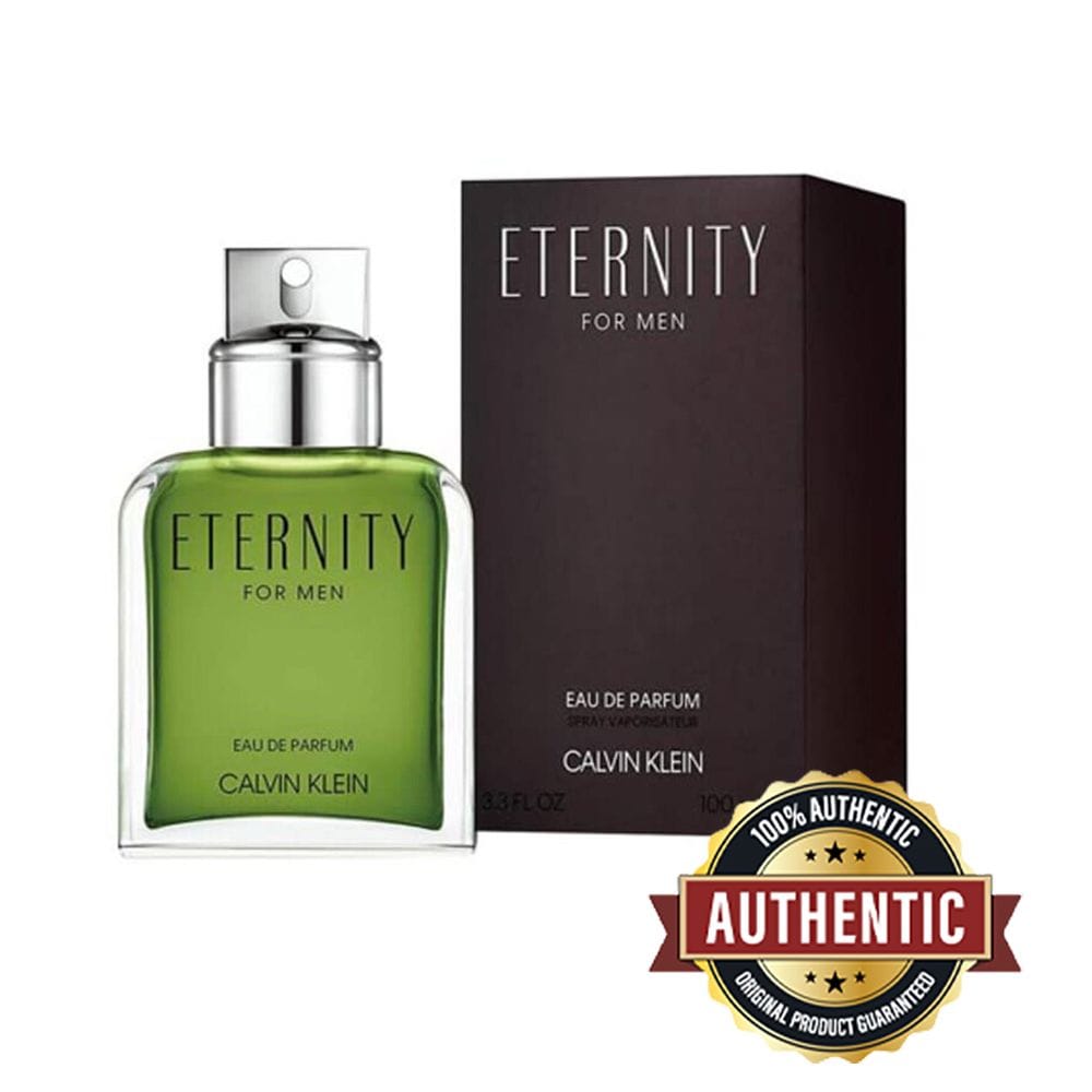 Calvin Klein Eternity Men Eau de Parfum 100ML - Sage, Apple & Suede Warm Woody Aromatic Men's Fragrance | 3614229135145