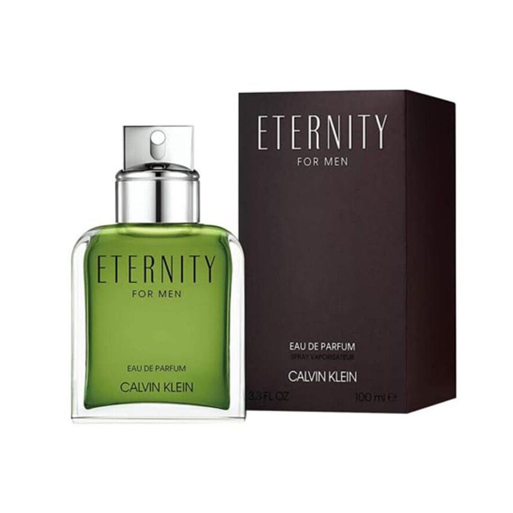 Calvin Klein Eternity Men Eau de Parfum 100ML – Sage, Apple & Suede Warm Woody Aromatic Men’s Fragrance | 3614229135145