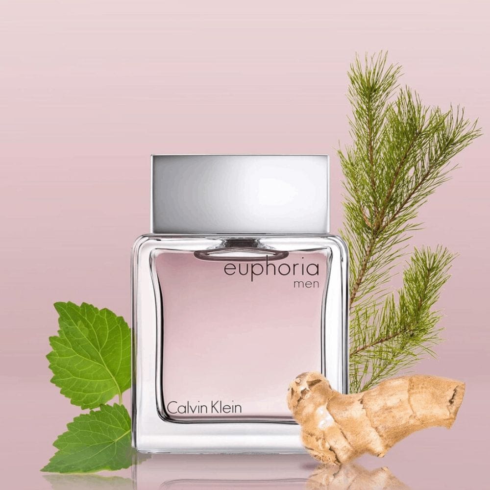 كالفن كلاين يوفوريا للرجال أو دو تواليت 100 مل - عطر رجالي خشبي منعش بفلفل الزنجبيل والريحان الأسود والشمواه | 88300178278