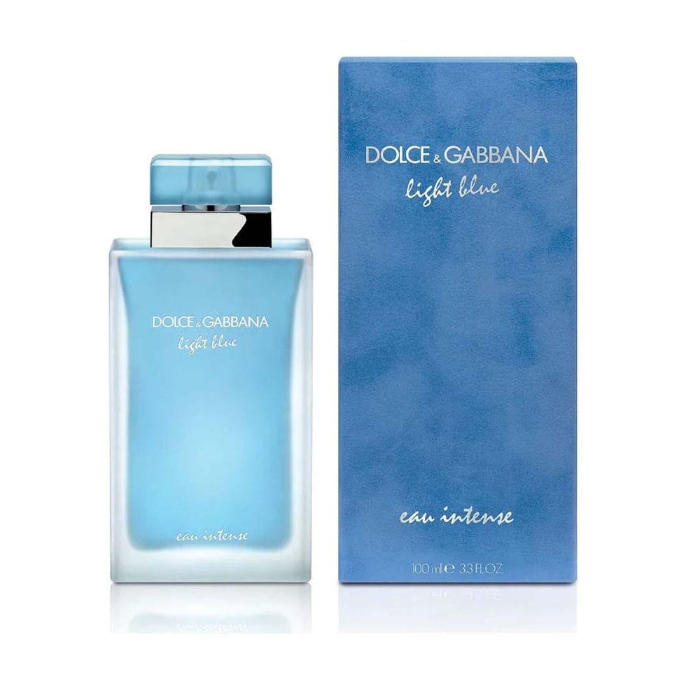 Dolce & Gabbana Light Blue Eau Intense Eau de Parfum 100ML – Lemon, Jasmine & Amberwood Fresh Citrus Women’s Fragrance | 8057971181353