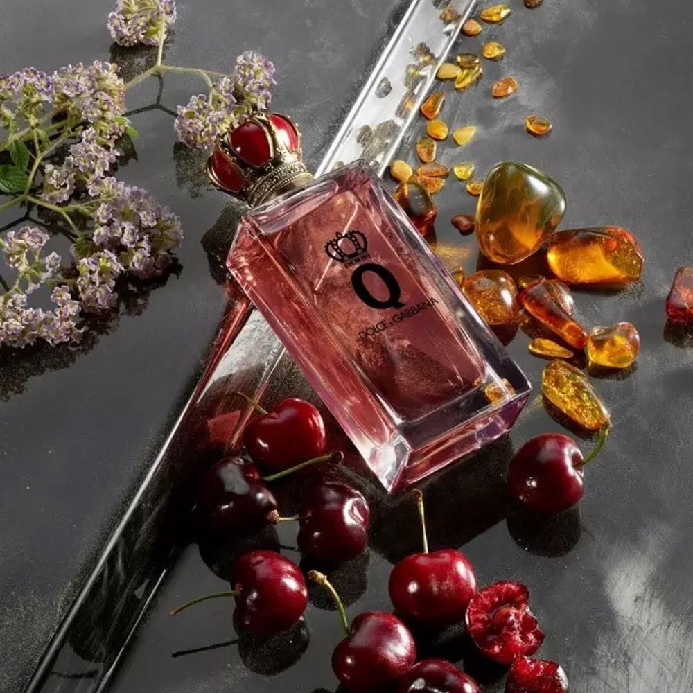 دولتشي آند غابانا كيو إنتنس أو دو بارفان 100 مل - عطر نسائي فاكهي زهري بالكرز الأسود والياسمين والعنبر | 8057971187829