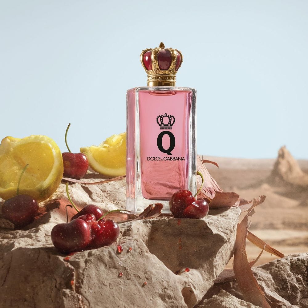 دولتشي آند غابانا كيو إنتنس أو دو بارفان 100 مل - عطر نسائي فاكهي زهري بالكرز الأسود والياسمين والعنبر | 8057971187829