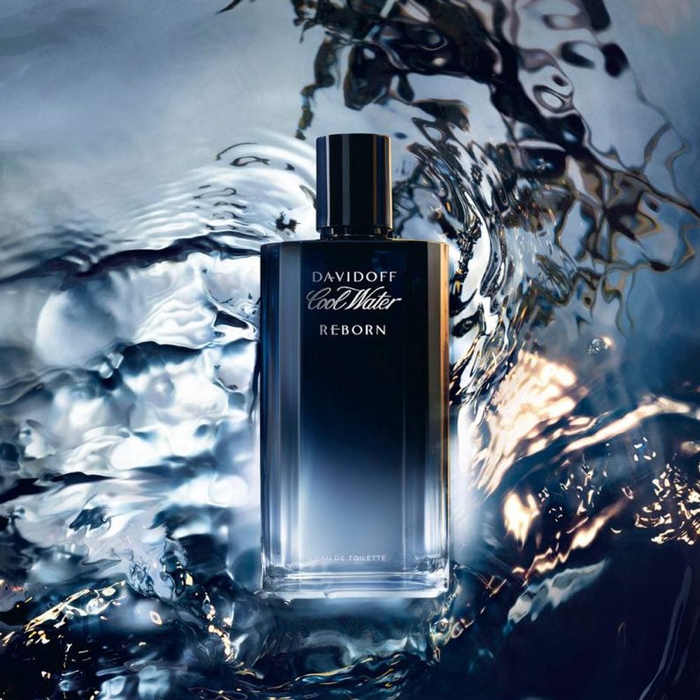 دافيدوف كول ووتر ريبورن أو دو تواليت 125 مل - عطر رجالي خشبي عطري بالجالبانوم وخشب الأرز ونجيل الهند | 3616302038381