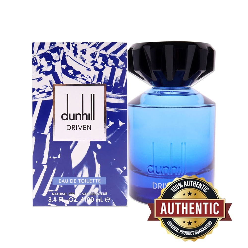 Dunhill Driven Blue Eau de Toilette 100ML - Green Apple, Black Pepper & Amber Fresh Woody Aromatic Men's Fragrance | 85715807755