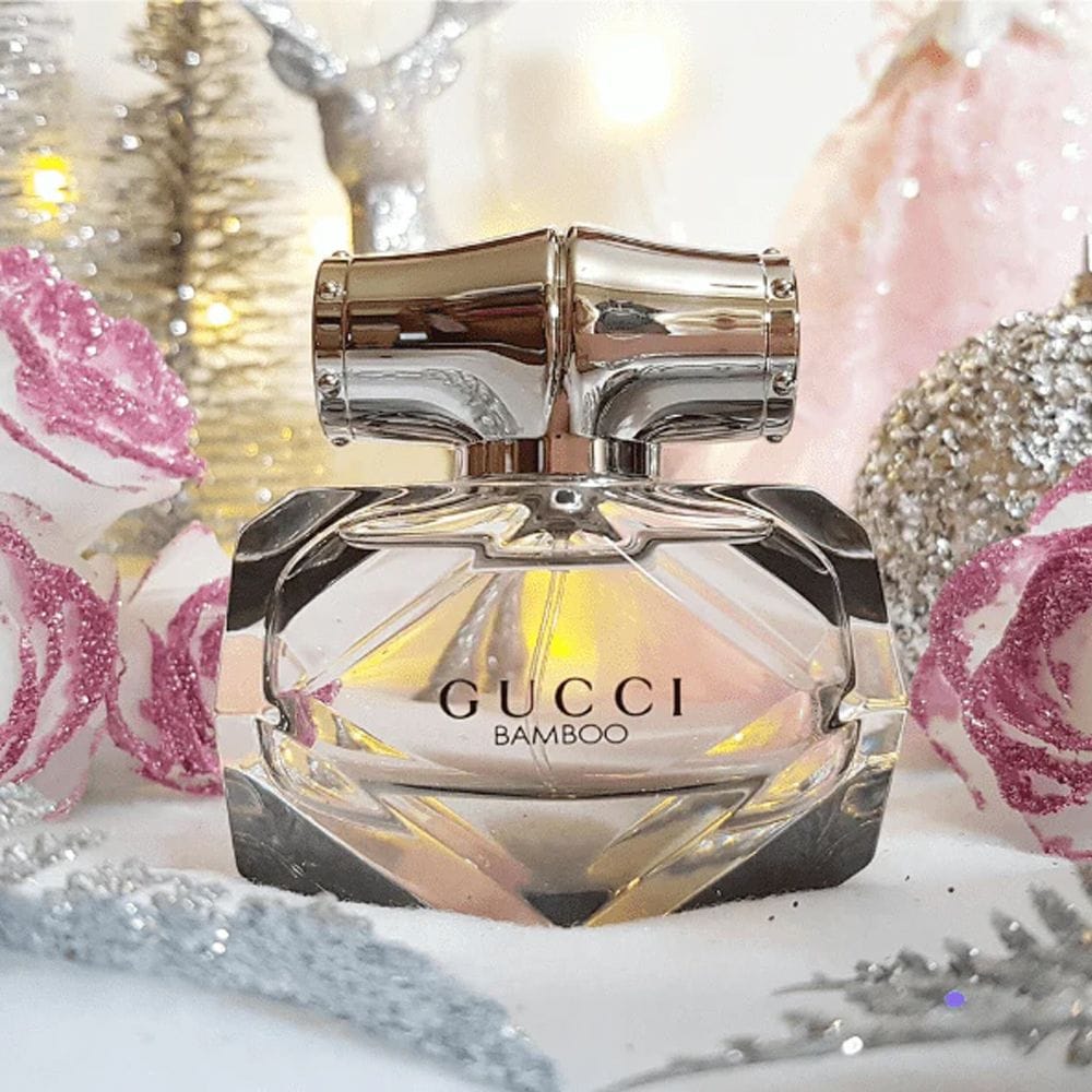 غوتشي بامبو أو دو بارفان 50 مل - عطر نسائي زهري أنيق بالبرغموت وزنبق الدار البيضاء وخشب الصندل | 737052925073