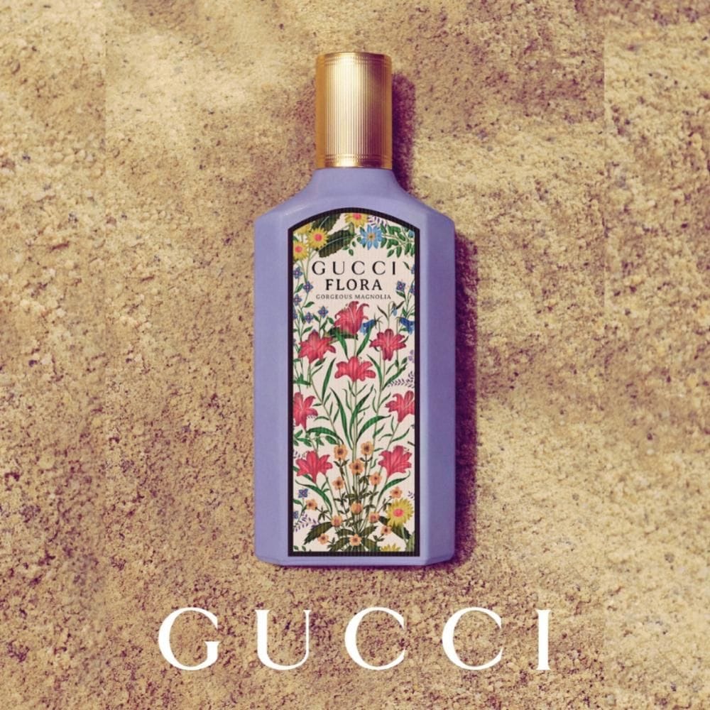 Gucci Flora Gorgeous Magnolia Eau de Parfum 100ML – Magnolia, Blackberry & Patchouli Sweet Floral Women’s Fragrance | 3616303470791