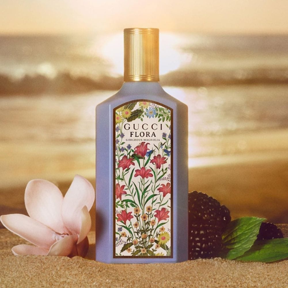 Gucci Flora Gorgeous Magnolia Eau de Parfum 100ML – Magnolia, Blackberry & Patchouli Sweet Floral Women’s Fragrance | 3616303470791