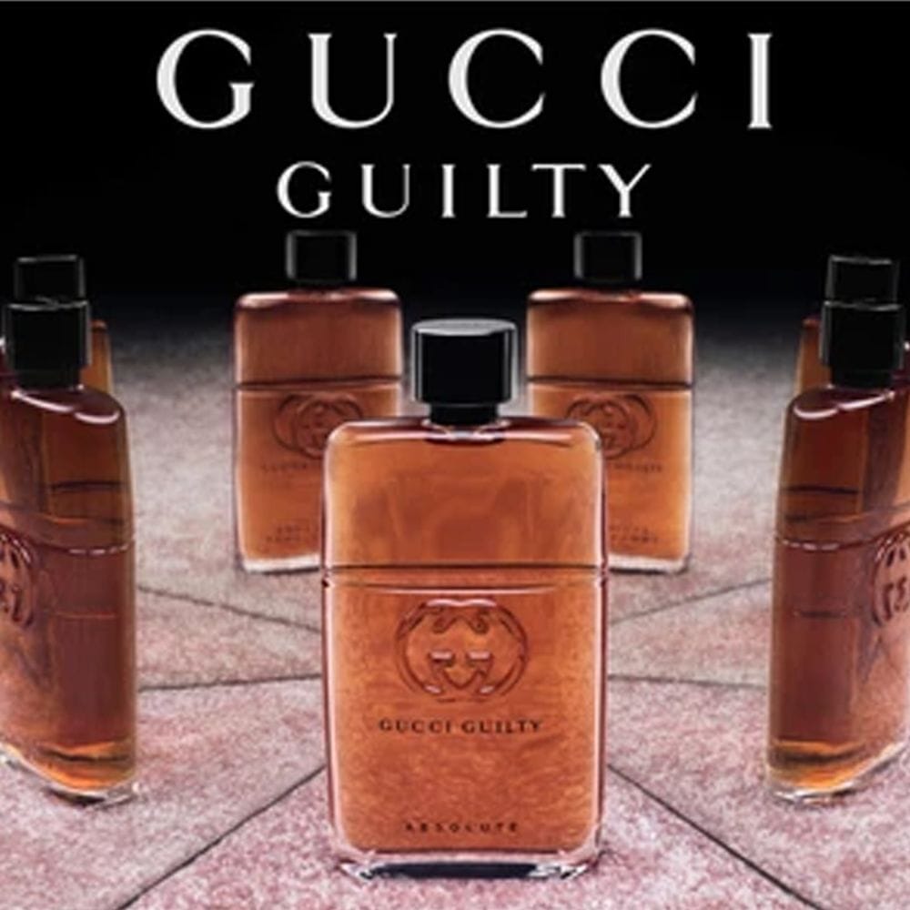 Gucci Guilty Absolute Pour Homme Eau de Parfum 90ML – Leather Woody Vetiver & Cypress Long Lasting Men’s Fragrance | 8005610344157