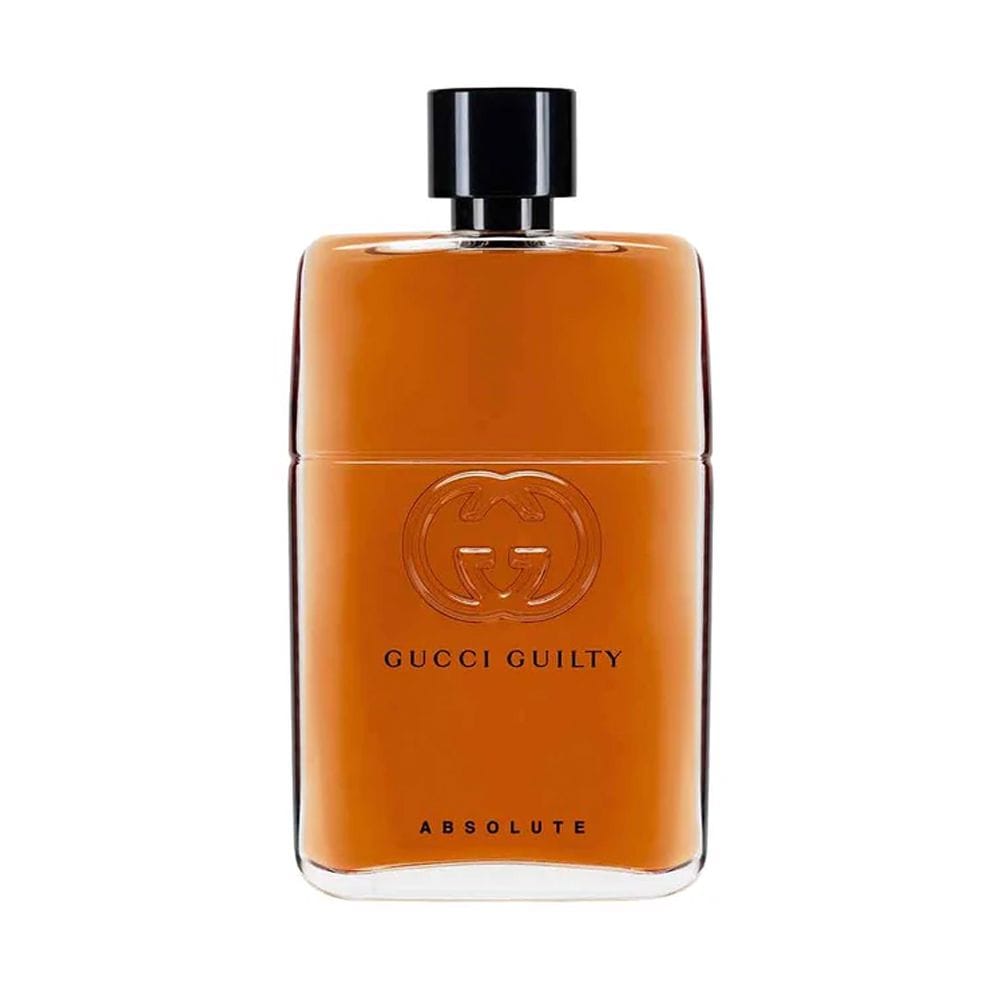 Gucci Guilty Absolute Pour Homme Eau de Parfum 90ML – Leather Woody Vetiver & Cypress Long Lasting Men’s Fragrance | 8005610344157