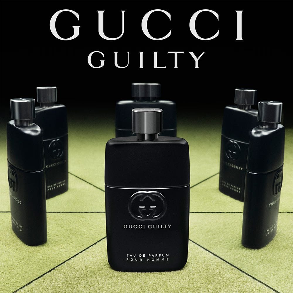 Gucci Guilty Pour Homme Eau de Parfum 90ML – Rose, Chili Pepper & Cedarwood Woody Aromatic Men’s Fragrance | 3614229382129