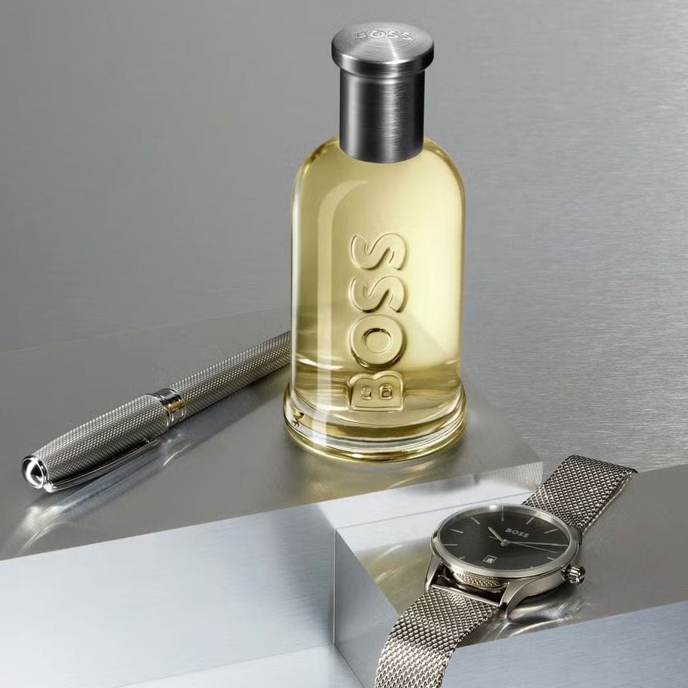 Hugo Boss Bottled Eau de Toilette 50ML – Apple, Cinnamon & Sandalwood Warm Spicy Woody Men’s Fragrance | 737052351018