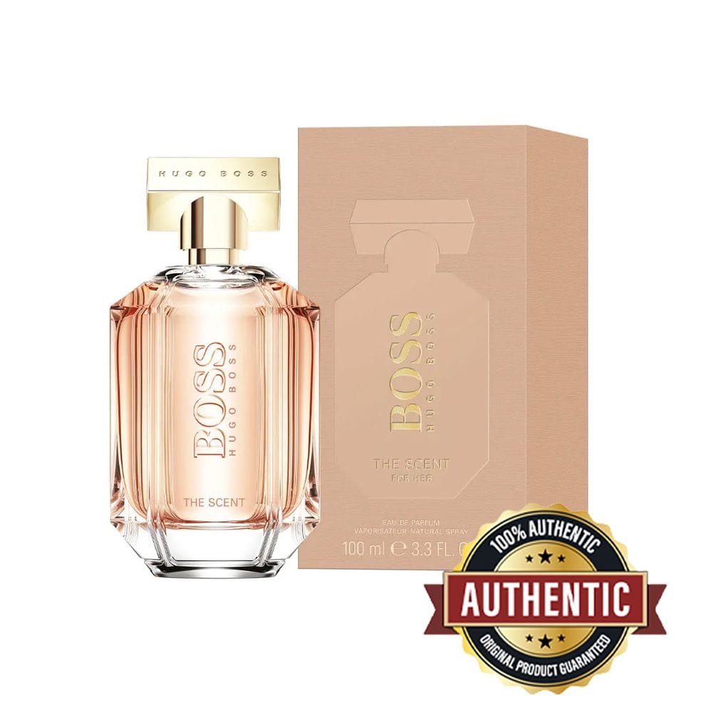 Hugo Boss The Scent Eau de Parfum 100ML - Peach, Osmanthus & Roasted Cocoa Sensual Fruity Floral Women's Fragrance | 730870196885
