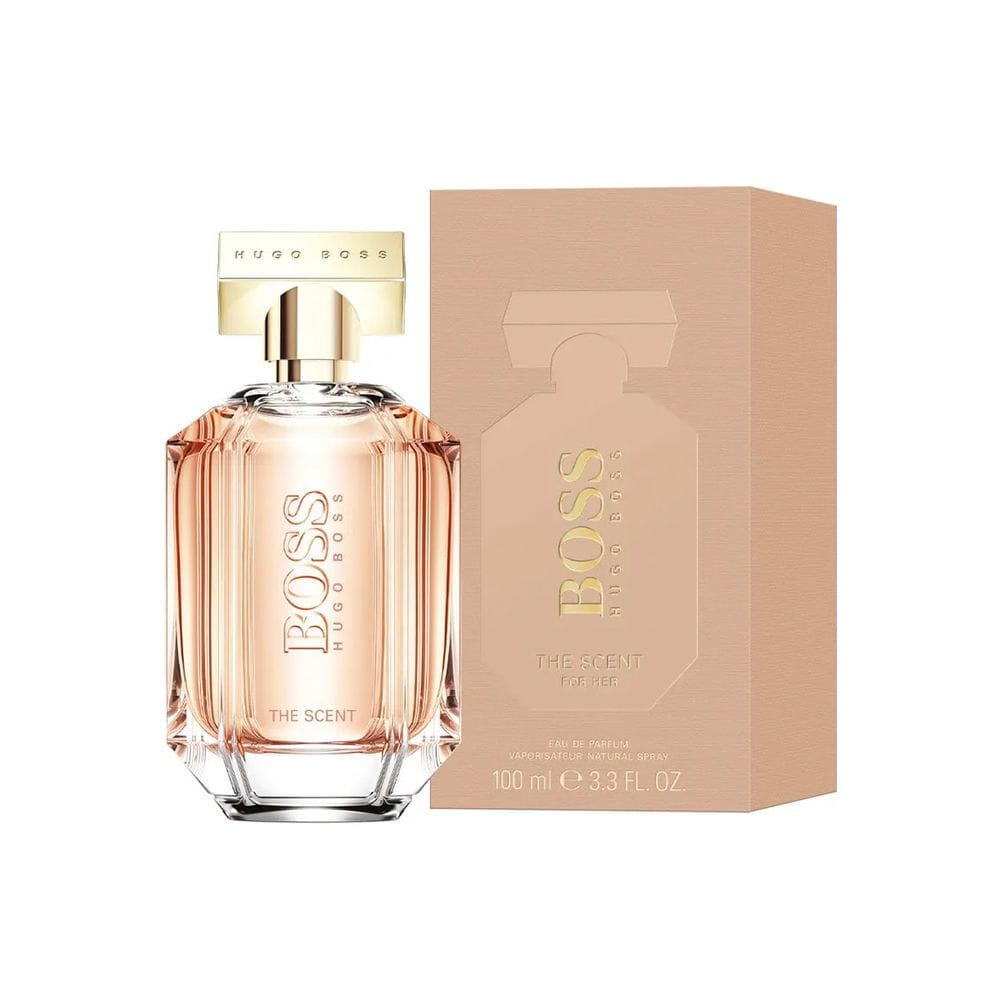 Hugo Boss The Scent Eau de Parfum 100ML – Peach, Osmanthus & Roasted Cocoa Sensual Fruity Floral Women’s Fragrance | 730870196885