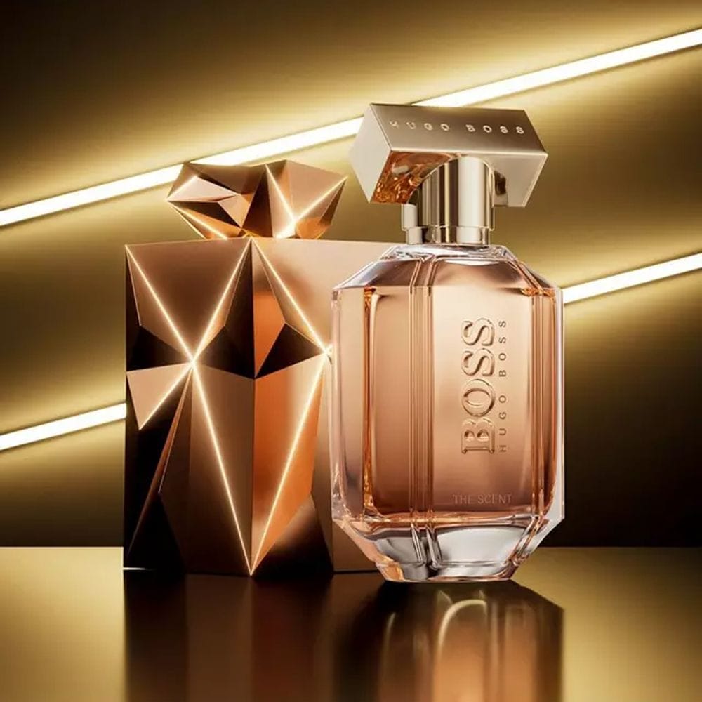 Hugo Boss The Scent Eau de Parfum 100ML – Peach, Osmanthus & Roasted Cocoa Sensual Fruity Floral Women’s Fragrance | 730870196885
