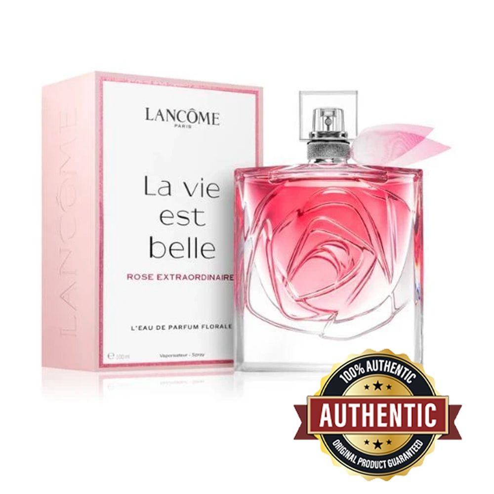 Lancome La Vie Est Belle Rose Extraordinaire Florale Eau de Parfum 100ML - Damask Rose, Rose Water & Musk Floral Woody Women's Fragrance | 3614274104370
