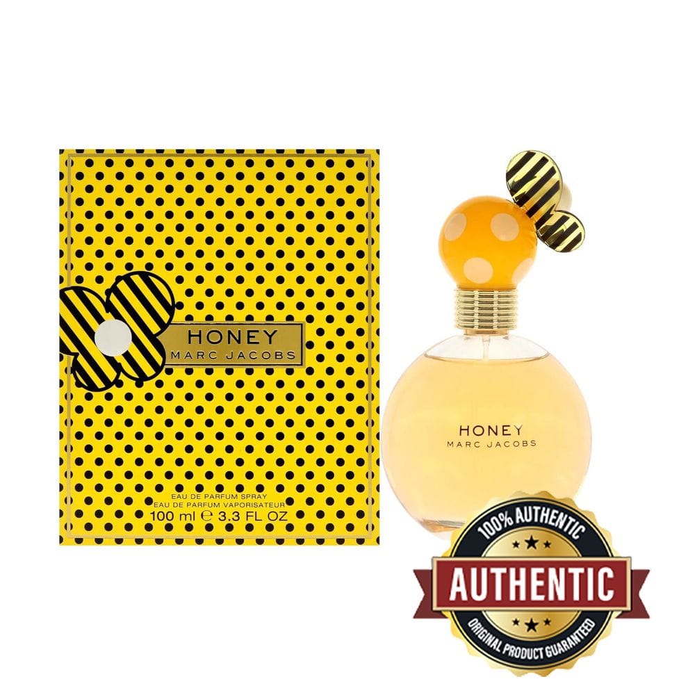 Marc Jacobs Honey Eau de Parfum 100ML - Pear, Honeysuckle & Vanilla Sweet Fruity Floral Women's Fragrance | 3607349389062