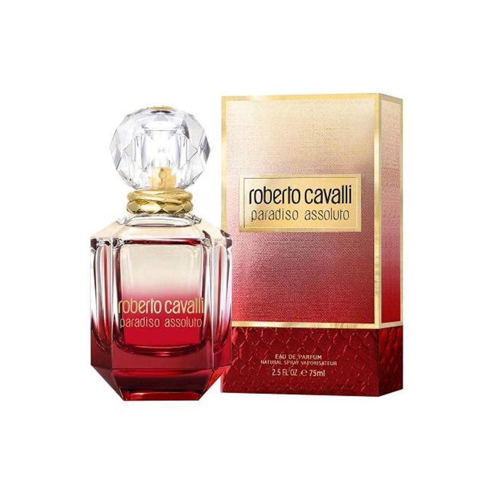 Roberto Cavalli Paradiso Assoluto Eau de Parfum 75ML – Pink Pepper, Jasmine & Sandalwood Sensual Oriental Floral Women’s Fragrance | 3614222793496