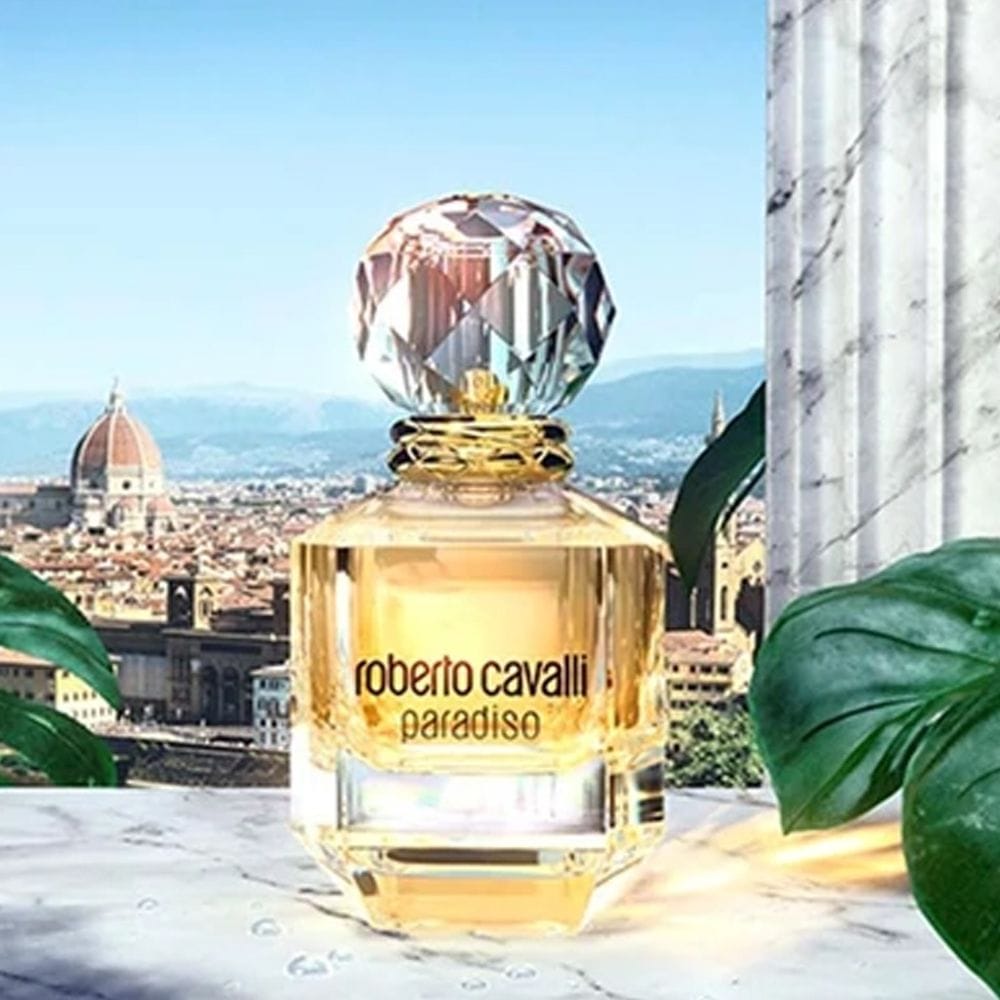 Roberto Cavalli Paradiso Eau de Parfum 75ML – Bergamot, Jasmine & Cypress Fresh Floral Woody Women’s Fragrance | 3607347733508