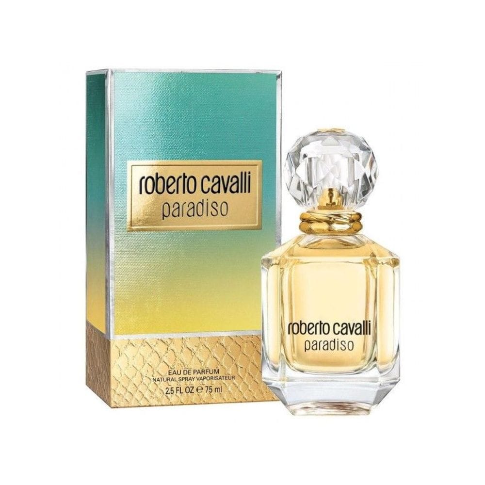Roberto Cavalli Paradiso Eau de Parfum 75ML – Bergamot, Jasmine & Cypress Fresh Floral Woody Women’s Fragrance | 3607347733508