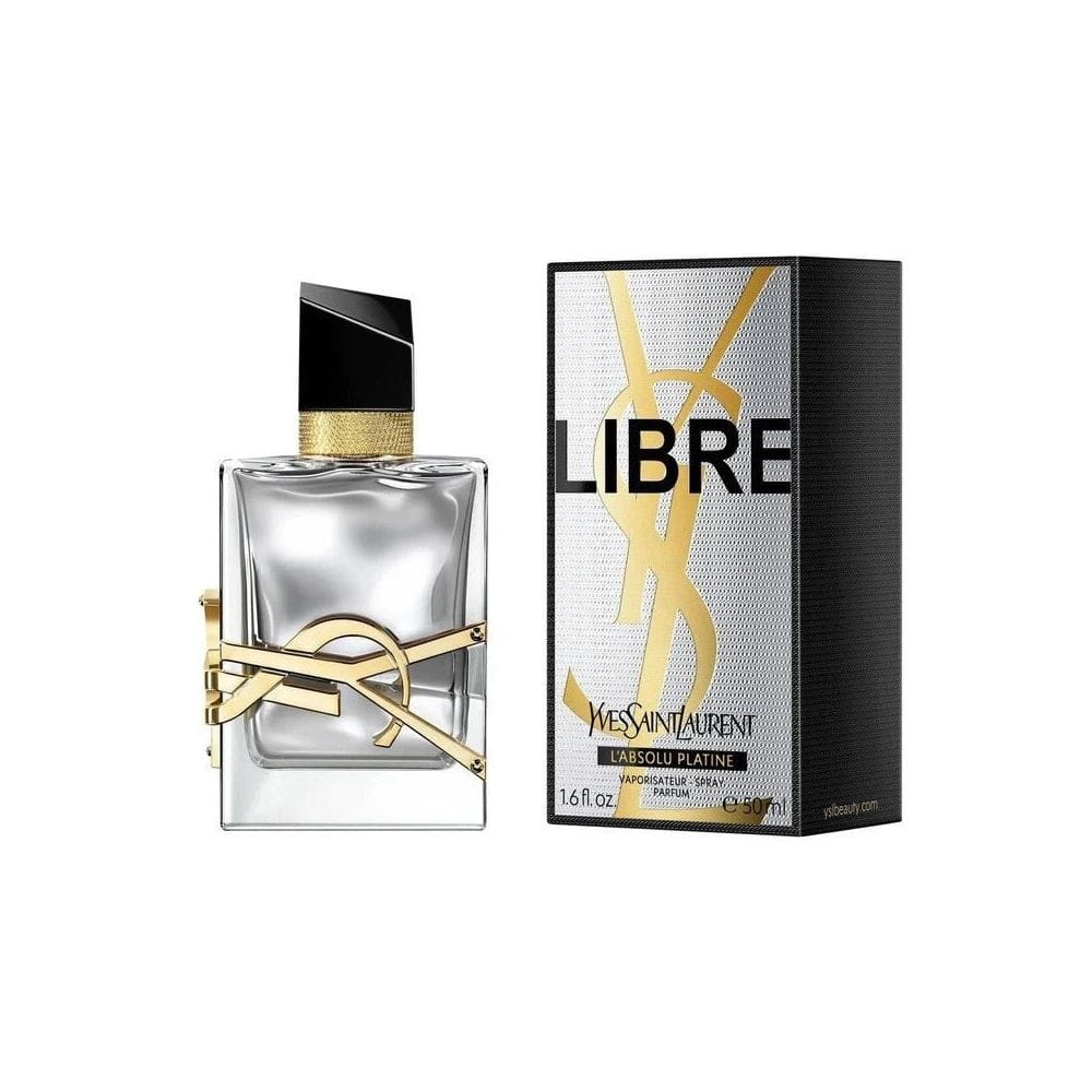 YSL Libre L’Absolu Platine Parfum 50ML – White Lavender, Orange Blossom & Vanilla Intense Floral Women’s Fragrance | 3614273923859