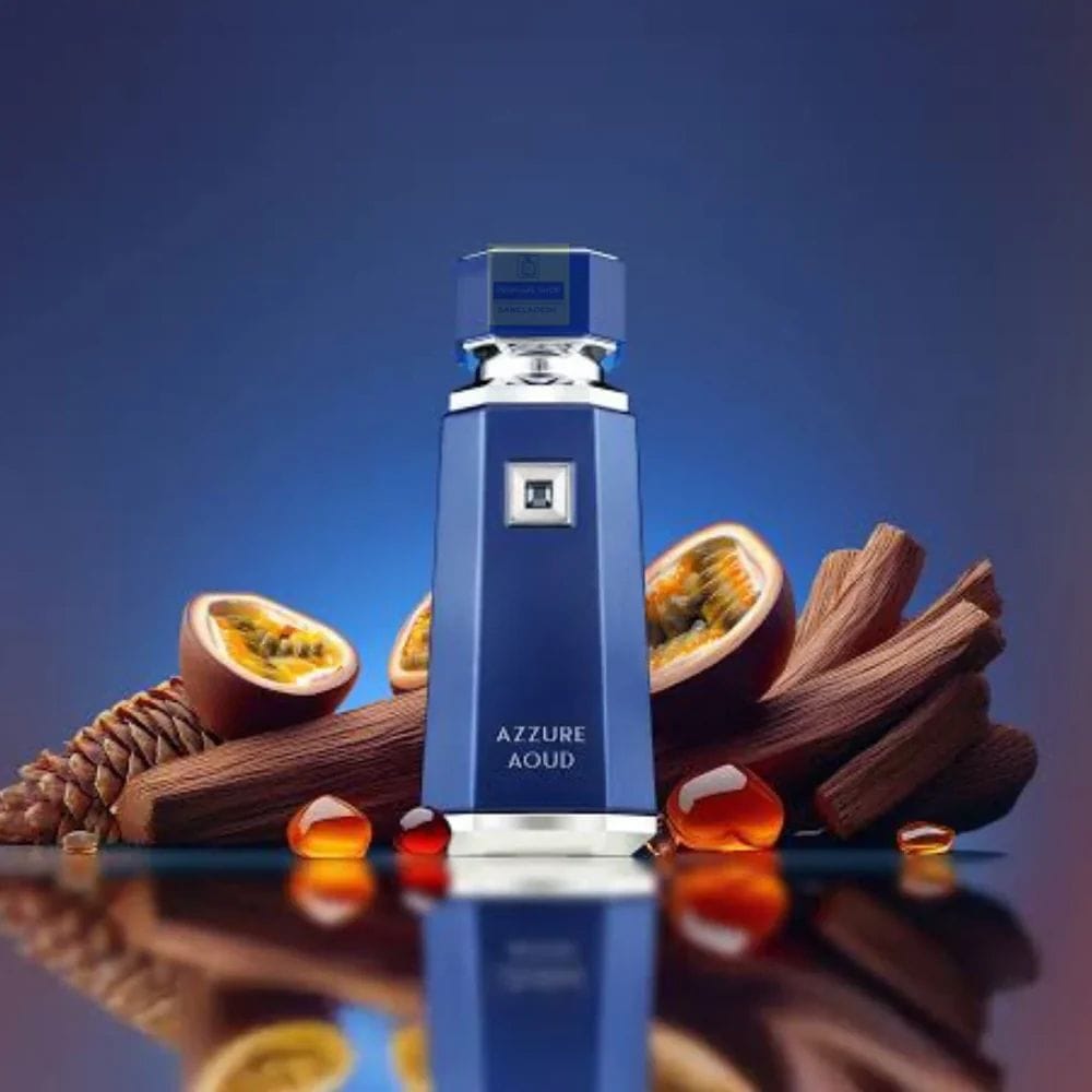 French Avenue Azzure Oud Eau de Parfum 100ML – Saffron, Oud & Amber Smoky Woody Unisex Fragrance | 6290360375687