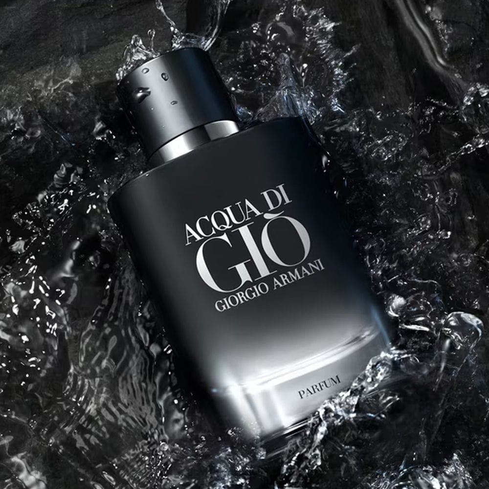 Giorgio Armani Acqua di Gio Parfum Gift Set 100ML – Bergamot, Marine Notes & Incense Woody Aquatic Men’s Fragrance Set | 3614274692600